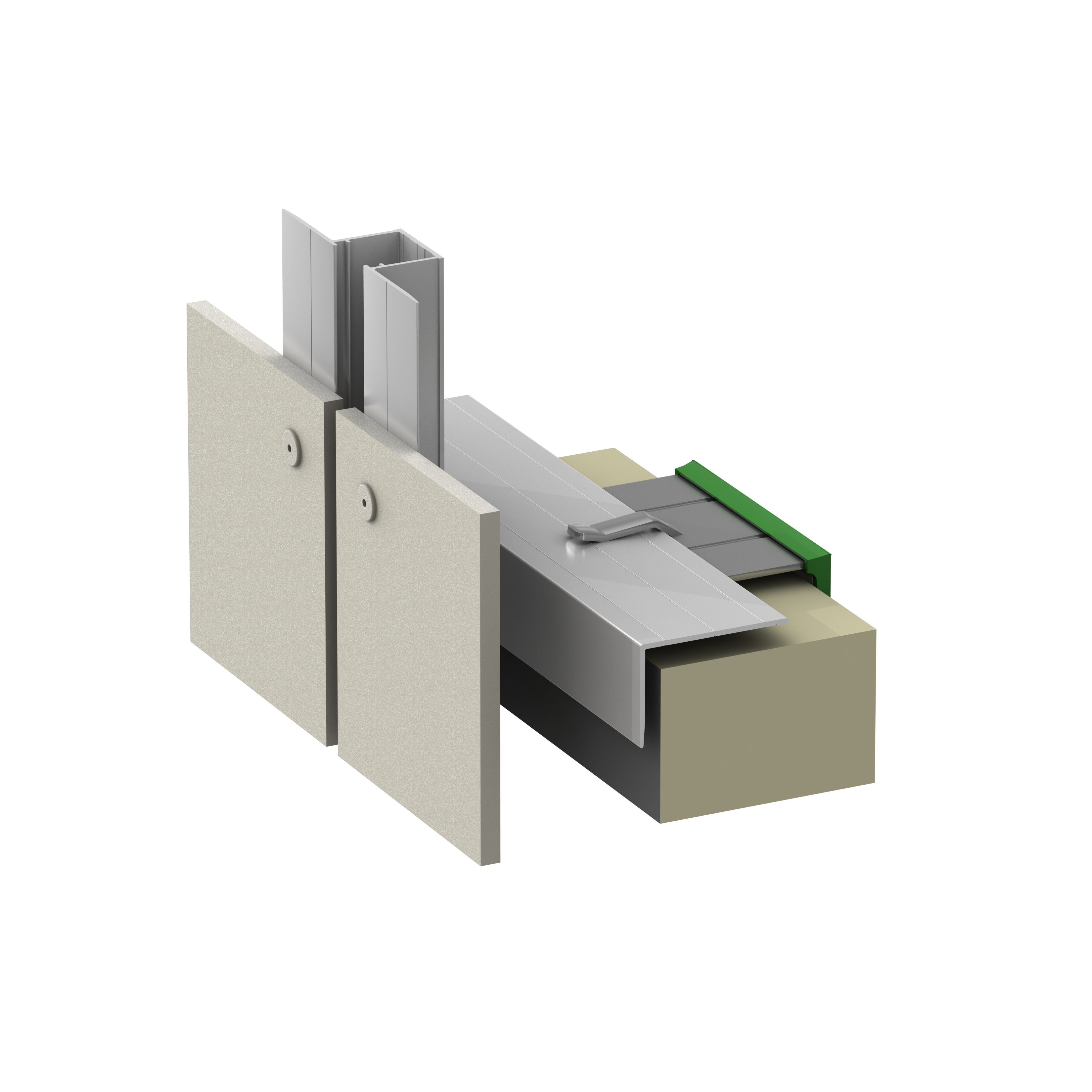 ECO Cladding Sigma Hci.10 System for Swisspearl Fiber Cement Panels