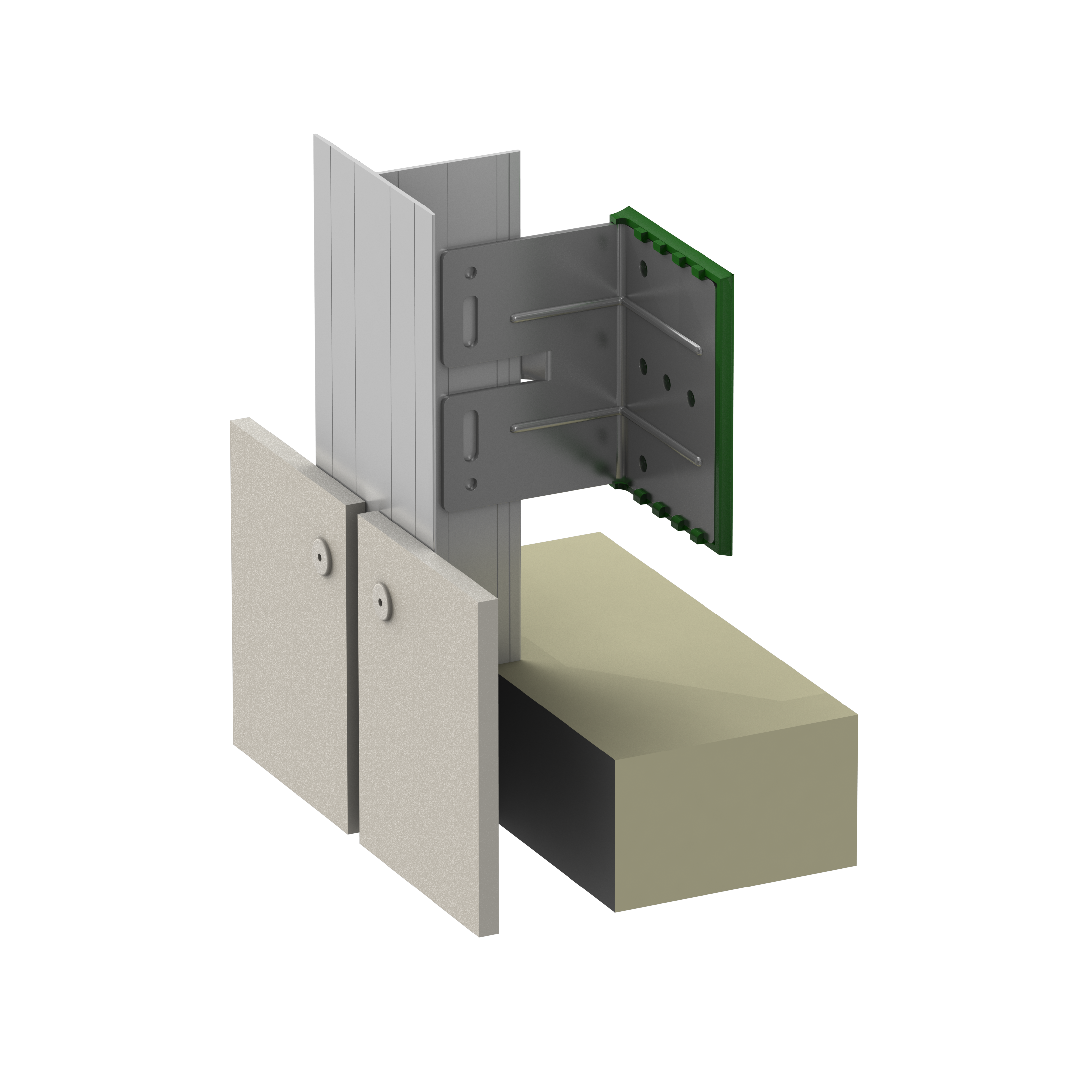 ECO Cladding Sigma Vci.10 System for Swisspearl Fiber Cement Panels