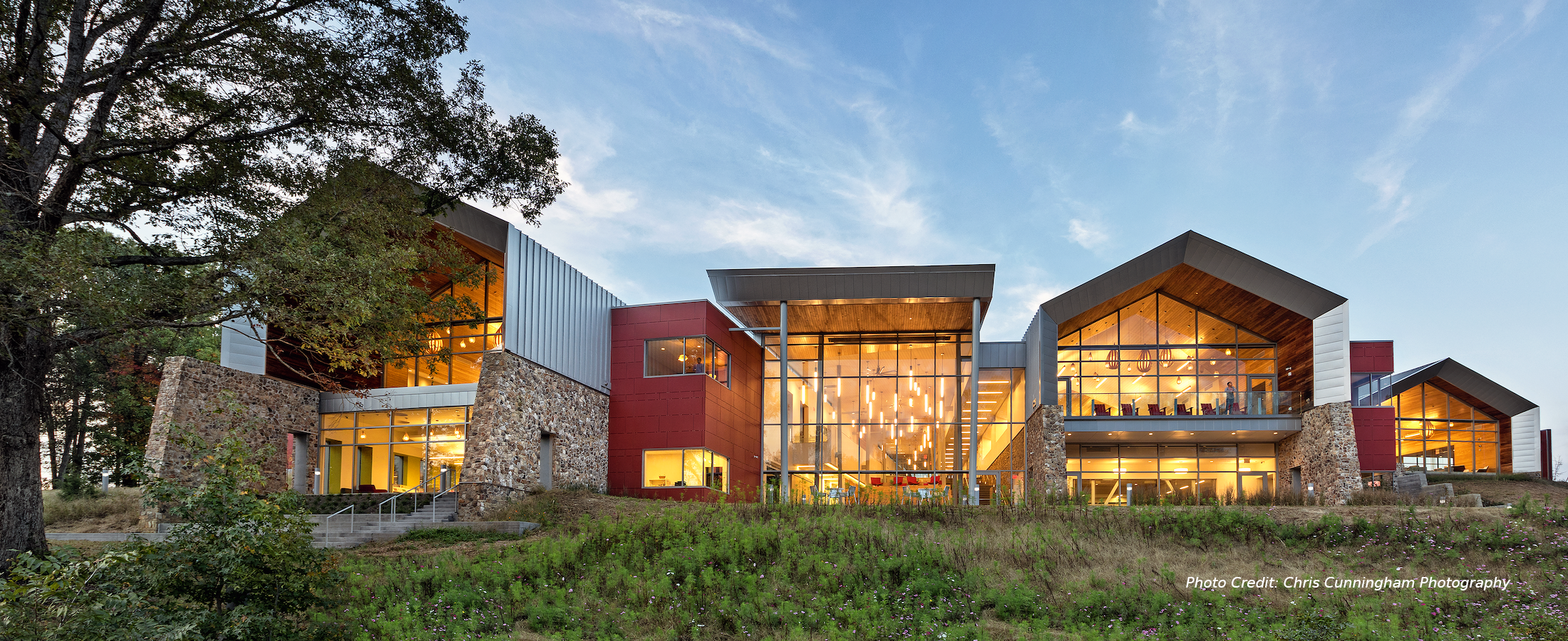 Varina Area Library - Richmond, VA - Elevation -  Photo Credit: Chris Cunningham Photography